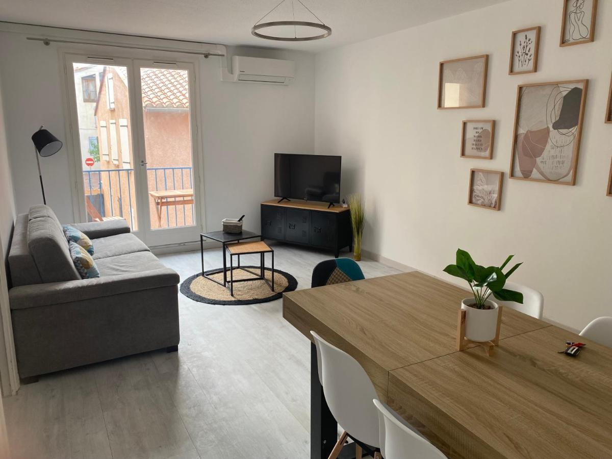 Superbe Appartement Climatise Avec Parking Prive Port Vendres Exterior photo